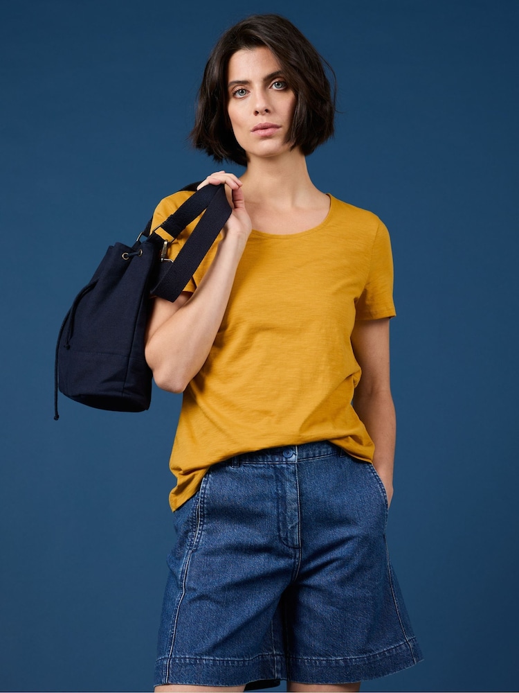 Seasalt Cornwall Yellow Camerance T-Shirt - Image 1 of 8