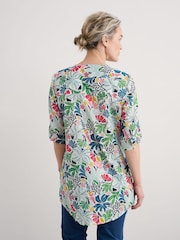Seasalt Cornwall Black Op Art 100% Cotton Tunic Top - Image 2 of 5