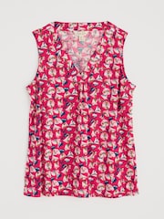 Rojo - Seasalt Cornwall Achilla V-Neck 100% Cotton Vest - Imagen 4 de 5