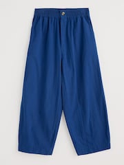 Seasalt Cornwall Blue Sequence 100% Cotton Trousers - Image 6 of 7