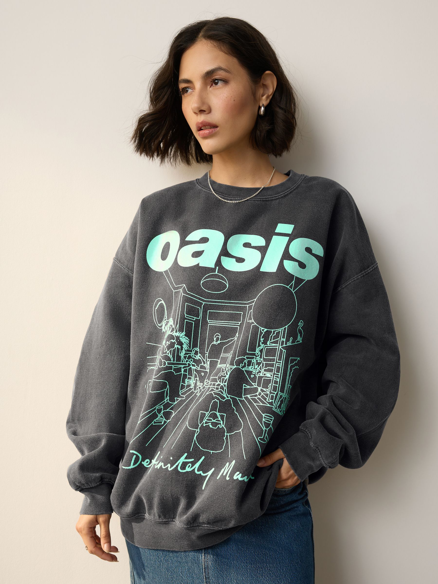 Grey Official License OASIS Sweatshirt