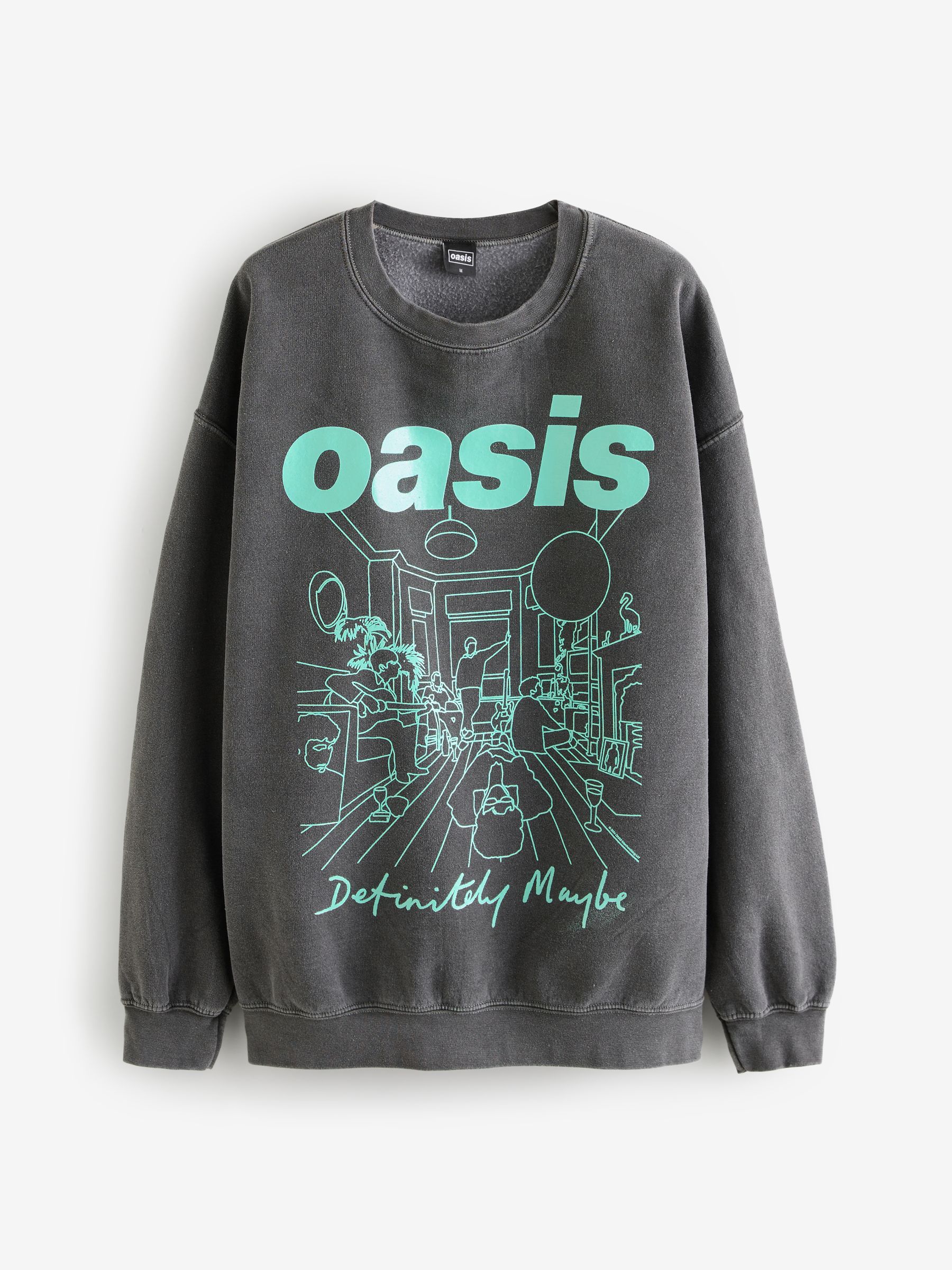 Buy Grey Official License OASIS Sweatshirt from Next USA