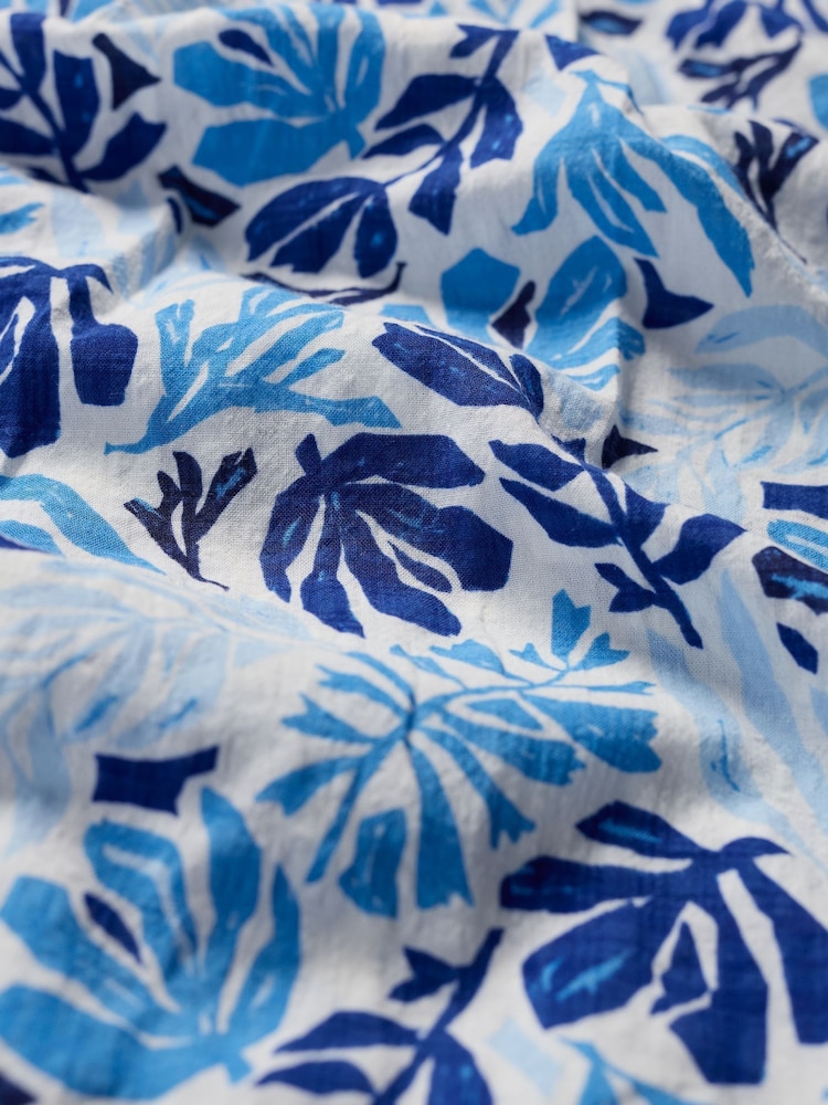 Seasalt Cornwall Blue Wren Flutter Longline Shirt - Image 5 of 5 Seasalt Cornwall Blue Wren Flutter Longline Shirt - Image 5 of 5
