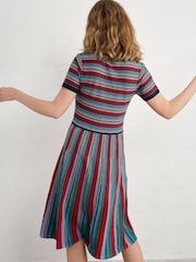 Seasalt Cornwall Multi Rock Bell 100% Cotton Knitted Dress - Image 2 of 5