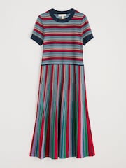 Seasalt Cornwall Multi Rock Bell 100% Cotton Knitted Dress - Image 4 of 5
