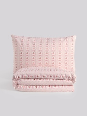 Pink Cherry Bow Duvet Cover and Pillowcase Set - Image 7 of 9