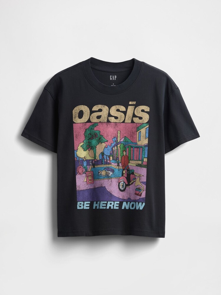 Gap Black Oasis Relaxed Graphic Band Tee - Image 4 of 4