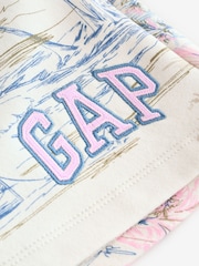 Gap Grey Palm Print Logo Pull On Shorts - Image 8 of 10
