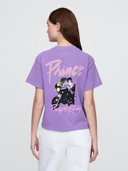 Gap Purple Rain Prince Relaxed Graphic Band Tee - Image 2 of 4