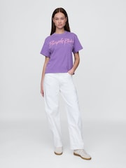 Gap Purple Rain Prince Relaxed Graphic Band Tee - Image 3 of 4