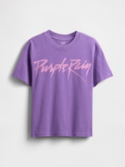 Gap Purple Rain Prince Relaxed Graphic Band Tee - Image 4 of 4