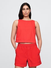 Rojo - Camiseta vaquera sin mangas con diseño ultrasuave de Gap - Imagen 1 de 4