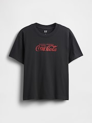 Gap Black Coca Cola Relaxed Graphic T-Shirt - Image 4 of 4