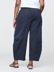 Gap Black Mid Rise Twill Barrel Trousers - Image 2 of 4