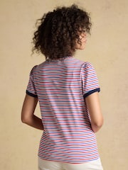 Joules Erin Red & Multi Striped Short Sleeve T-Shirts 2 Pack - Image 4 of 7