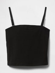 Gap Black CloseKnit Cropped Tube Top - Image 5 of 5