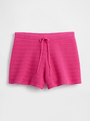 Gap Pink Crochet Easy Shorts - Image 5 of 5