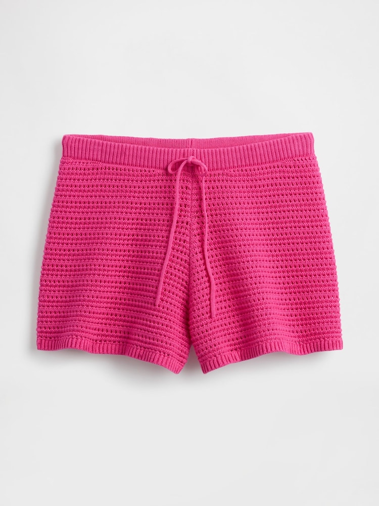 Gap Pink Crochet Easy Shorts - Image 5 of 5