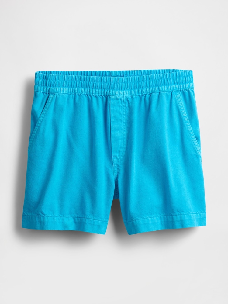 Blue - Gap UltraSoft Denim Easy Shorts - Image 5 of 5