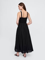 Gap Black Crochet V-Neck Maxi Dress - Image 3 of 5
