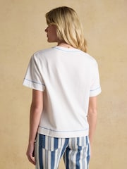 Joules Postcard Graphic Short Sleeve 100% Cotton T-Shirt - Image 2 of 8