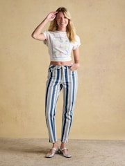 Joules Postcard Graphic Short Sleeve 100% Cotton T-Shirt - Image 3 of 8