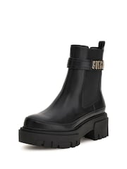 Guess Yelma Metal Logo Chelsea Black Boots - Bild 2 von 5