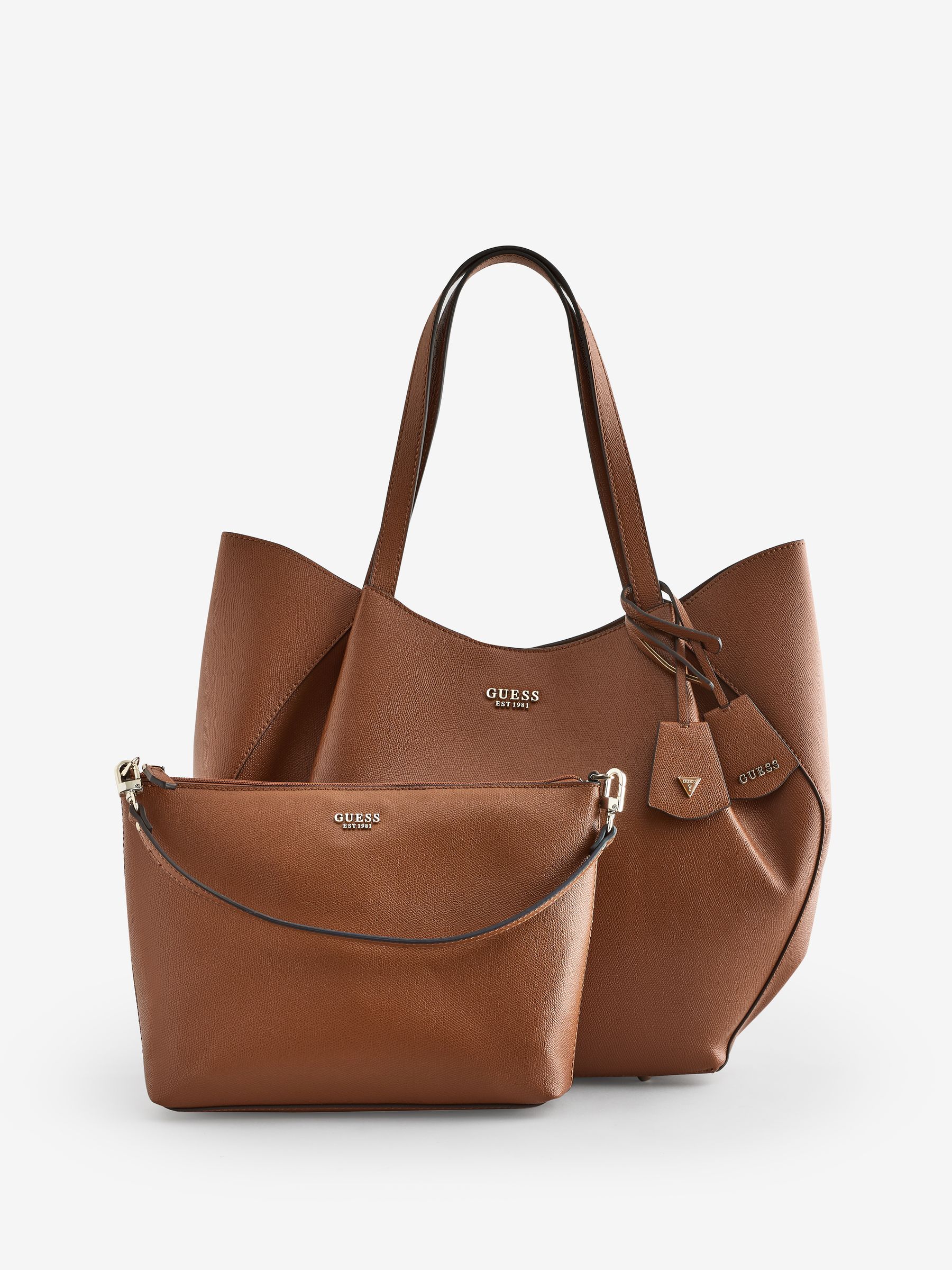 Buy Guess Brown Amorette Slouch 2 In 1 Shopper Tote Bag from Next USA