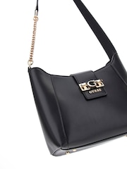Guess Jane Hobo Crossbody Black Bag - Image 3 of 4