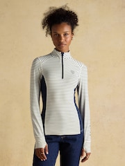 Joules Stripe Long Sleeve Technical Jersey Base Layer - Image 3 of 9