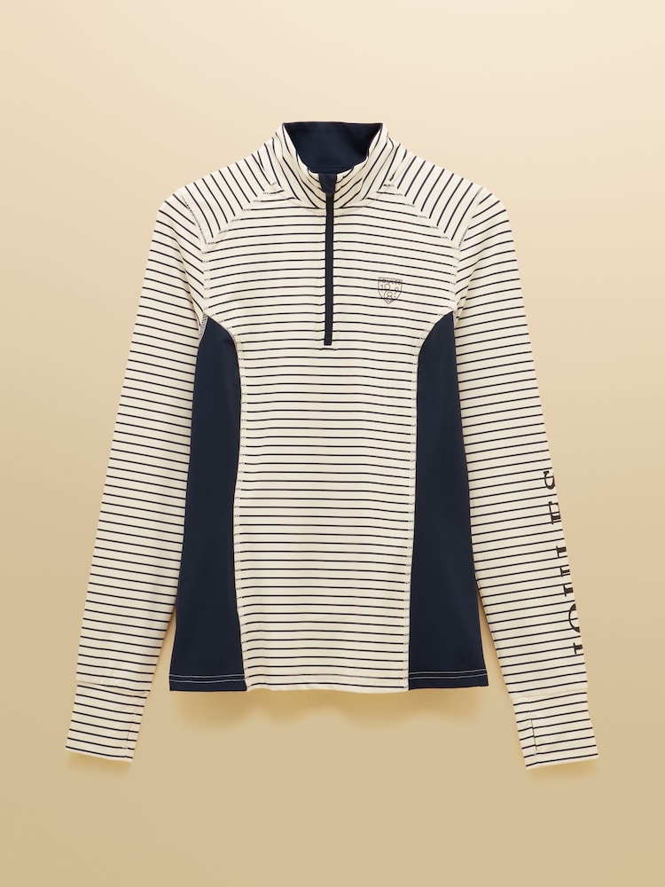 Joules Stripe Long Sleeve Technical Jersey Base Layer - Image 9 of 9