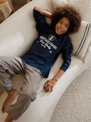 Mornarica - Eno tkana pižama (3-16let) - Slika 3 iz 9