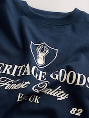 Mornarica - Eno tkana pižama (3-16let) - Slika 8 iz 9