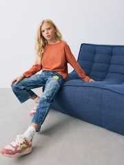 Rust Brown Long Sleeve Top (3-16yrs) - Image 2 of 7