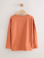 Rust Brown Long Sleeve Top (3-16yrs) - Image 5 of 7