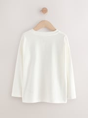 White Long Sleeve Top (3-16yrs) - Image 6 of 8