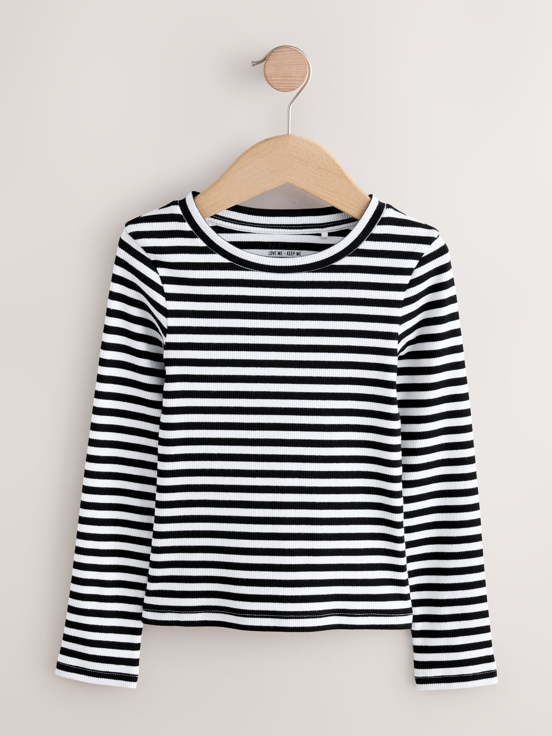 トップス THE DAY BORDER LONG SLEEVE BLACK size2 H18152s.jpg