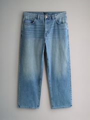 The Set Mid Blue Denim 2 Pack Baggy Fit Jeans - Image 2 of 5
