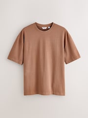Stone Relaxed Fit Heavyweight T-Shirt - Image 1 of 7