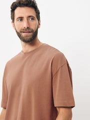 Stone Relaxed Fit Heavyweight T-Shirt - Image 4 of 7