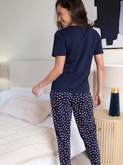 Pour Moi Cotton Jersey Bow Short Sleeve Pyjamas Set - صورة 3 من 4