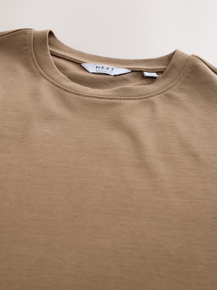 Stone Regular Fit Heavyweight T-Shirt - Image 3 of 3 Stone Regular Fit Heavyweight T-Shirt - Image 3 of 3