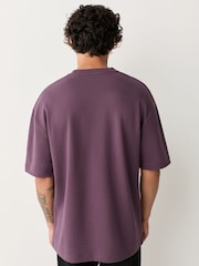 Morado - Smart Embossed Heavyweight T-Shirt - Imagen 3 de 8