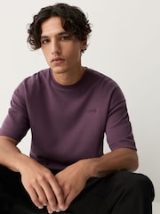Morado - Smart Embossed Heavyweight T-Shirt - Imagen 4 de 8