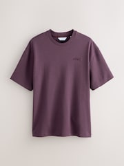 Morado - Smart Embossed Heavyweight T-Shirt - Imagen 6 de 8