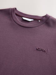 Morado - Smart Embossed Heavyweight T-Shirt - Imagen 8 de 8