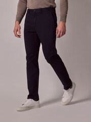 Hawes & Curtis Garment Dyed Stretch Black Trousers - Imagen 3 de 7
