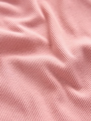 Pink Long Sleeve Ribbed Top (3-16yrs) - Image 4 of 4