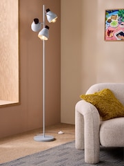 MADE.COM Blue Albert Floor Lamp - Image 1 of 3