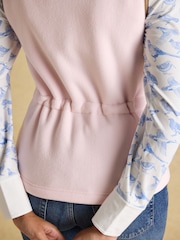 Joules Heritage Light Pink Fleece Gilet - Image 10 of 11